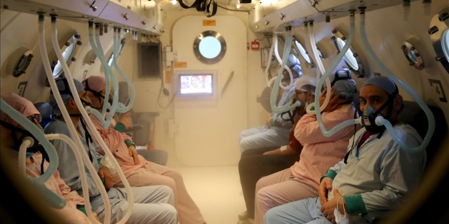 İyileşmeyen yara, zehirlenme, ani görme ve işitme kayıplarına oksijen tedavisiyle şifa buldular