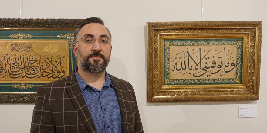 Hattat Abdurrahman Kılıç'ın koleksiyonundan oluşan 'Asar' sergisi Kadırga Sanat Galerileri'nde açıldı