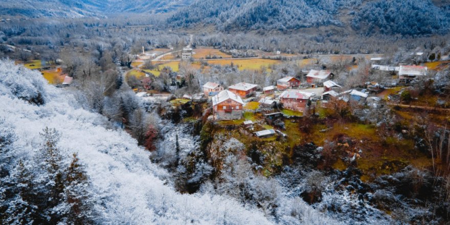 Horma Kanyonu, kar altında ziyaretçilerine eşsiz güzellikler sunuyor