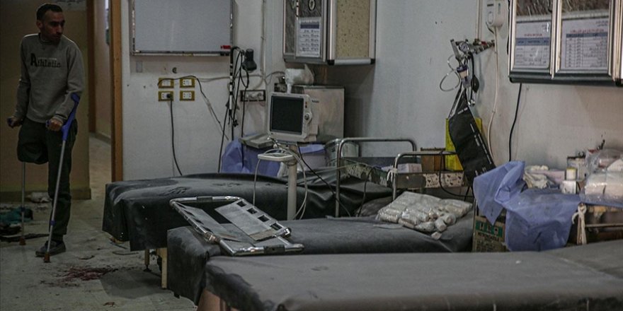 Esed rejiminin Halep'te hastaneyi vurması binlerce sivili mağdur etti