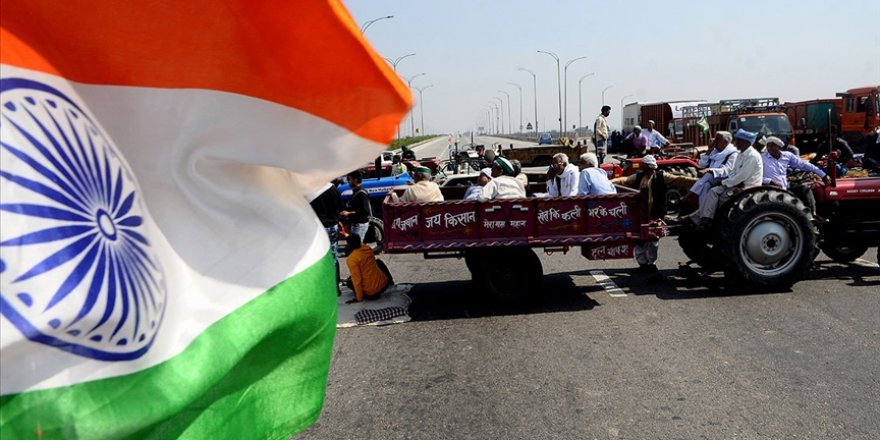 Hint çiftçiler tarım yasalarına karşı ülke çapında ikinci kez greve gitti