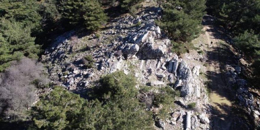 Helenistik ve Roma dönemlerinde kullanılan taş ocağı keşfedildi