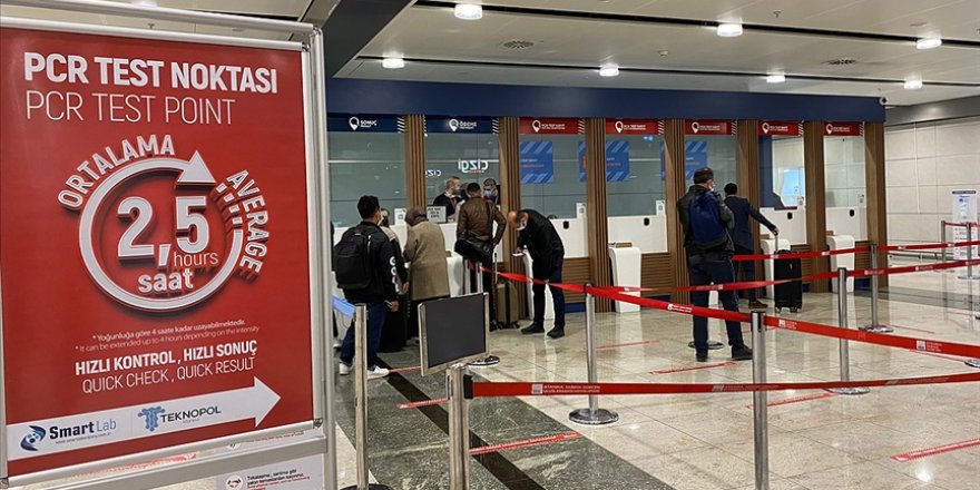 İstanbul havalimanlarında 9 ayda 469 bin 735 yolcuya koronavirüs testi yapıldı