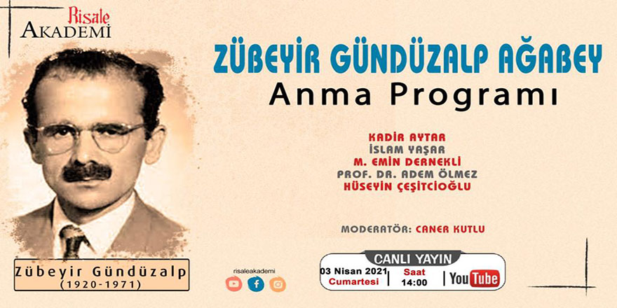 Zübeyir Gündüzalp ağabeyi anma programı