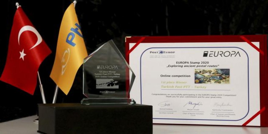 En İyi Avrupa Pulu Yarışması'nda birinci PTT
