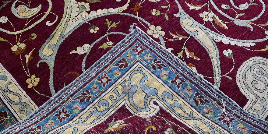 Milli Sarayların en büyük halısının restorasyonu tamamlandı