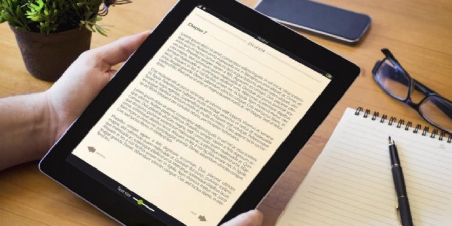 Türkiye'de e-kitap kullanımı yüzde 6,8