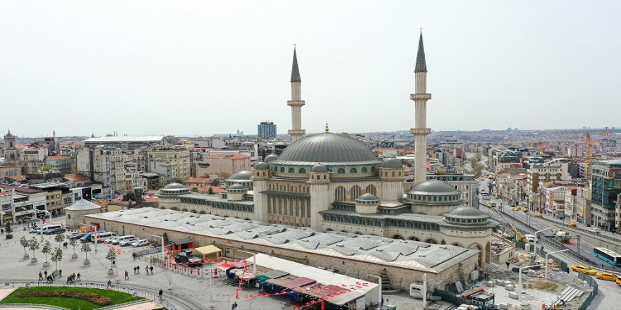 Taksim Meydanı'na yapılan cami ramazanın son cuması ibadete açılıyor