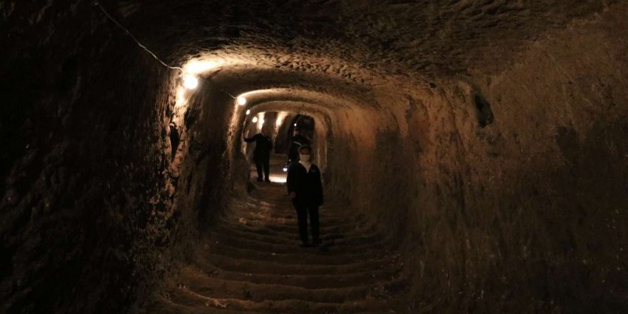 Gaziantep Kalesi’nin tünelleri ziyarete açılmak için gün sayıyor