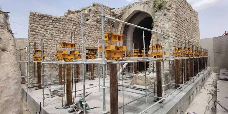 Hasankeyf'te Küçük Saray yükseltiliyor