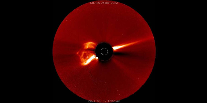 Güneş'ten kopan ateş parçası Mars'a gitti