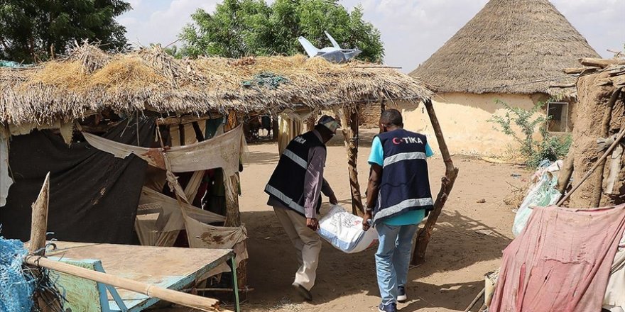 TİKA, Sudan'daki Eritreli mültecilere 20 ton gıda yardımında bulundu