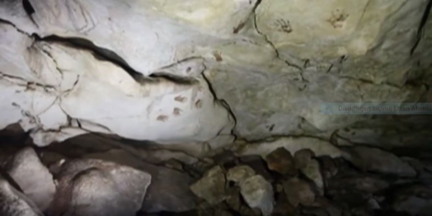 Meksika'da keşfedilen mağarada 1200 el izi çocuklara ait