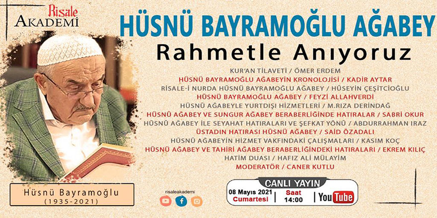 Hüsnü Bayramoğlu ağabeyi anma programı