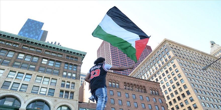 ABD'de bir üniversite duvarına yazılan Filistin'e destek yazıları için nefret suçu soruşturması