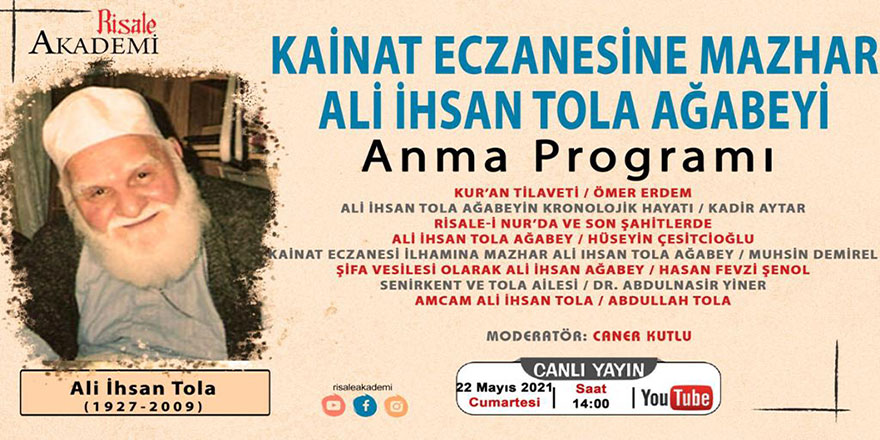 Ali İhsan Tola ağabeyi anma programı