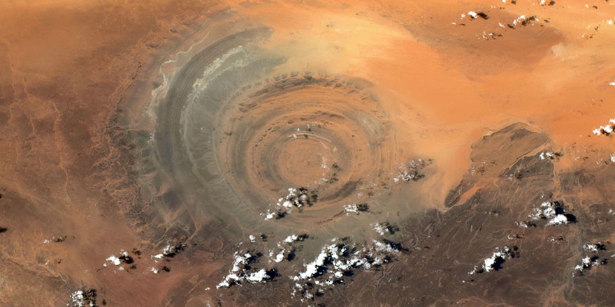 Sahra Çölü'nün uzaydan görünümü paylaşıldı