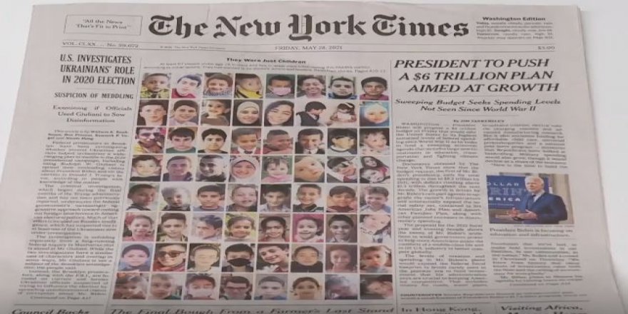 New York Times, öldürülen Gazzeli çocukların fotoğrafını İsrail'i görmeden paylaştı