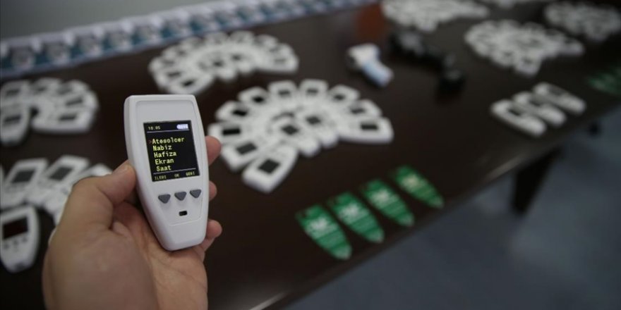 Yerli ateş, nabız ve kan oksijen düzeyi tespit eden cihaz geliştirildi