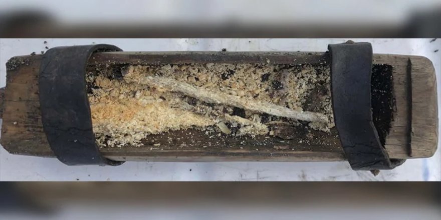 1200 yıllık buzulda bulunan tahta Viking sandığı sonunda açıldı