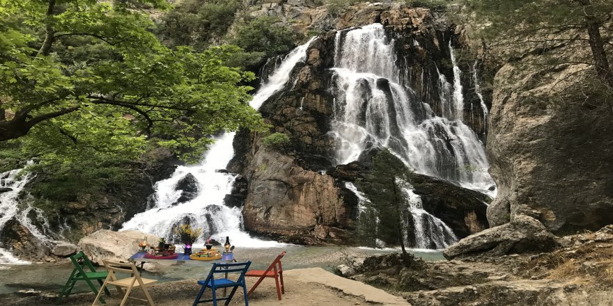 Antalya'nın gizli güzelliği 'Uçansu Şelalesi'
