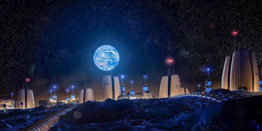 Avrupa Uzay Ajansı, Ay'daki ilk kolonilerin nasıl görüneceğini paylaştı