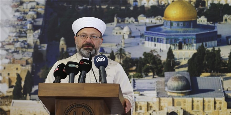 'Kudüs ve Filistin konusunda bilincimizi canlı tutmak için vaaz, hutbe ve açıklamalarımız devam ediyor'