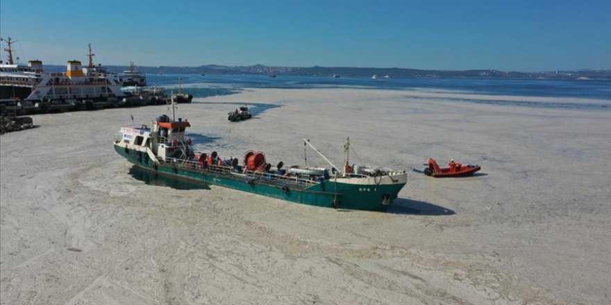 Yalova'da müsilaj temizlik çalışmaları sürüyor