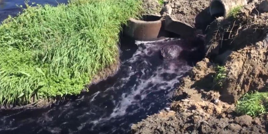 Renk değiştiren dereler şimdi de kötü koku yayıyor