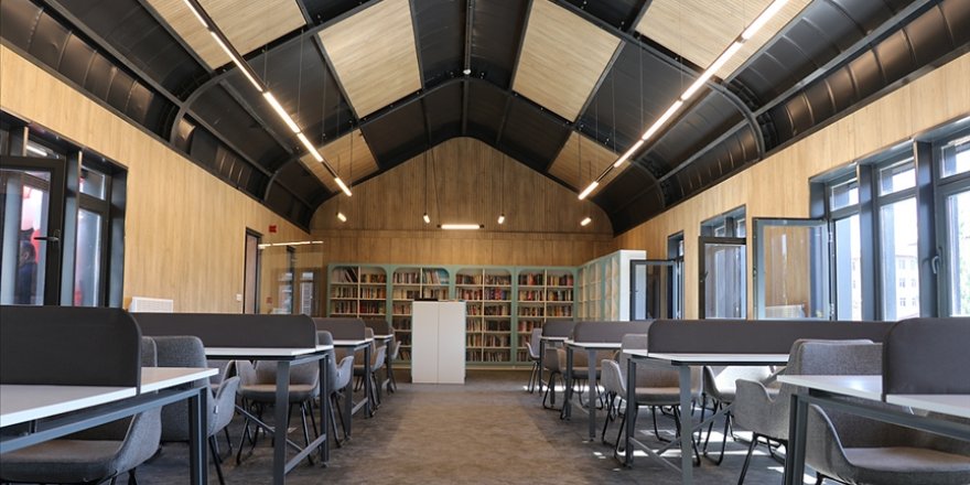 Doğu Anadolu'nun ilk modüler kütüphanesi Ağrı'da hizmete girdi