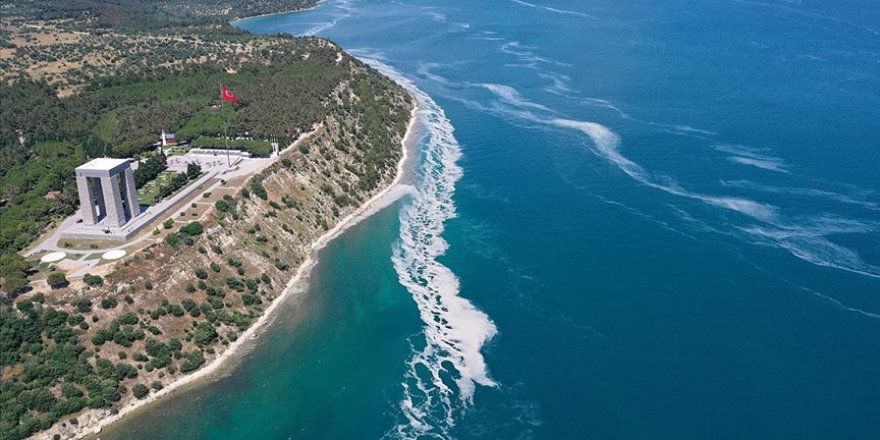 Tarihi Gelibolu Yarımadası sahilinde müsilaj yoğunluğu arttı