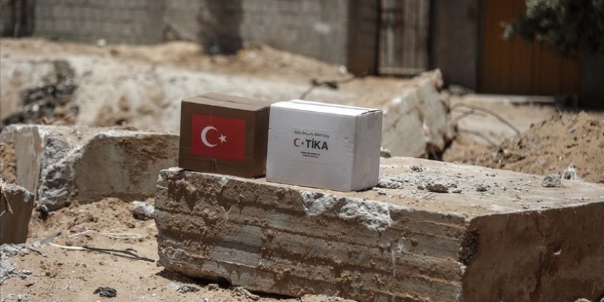 TİKA'nın Gazze Şeridi'ne yardımları sürüyor