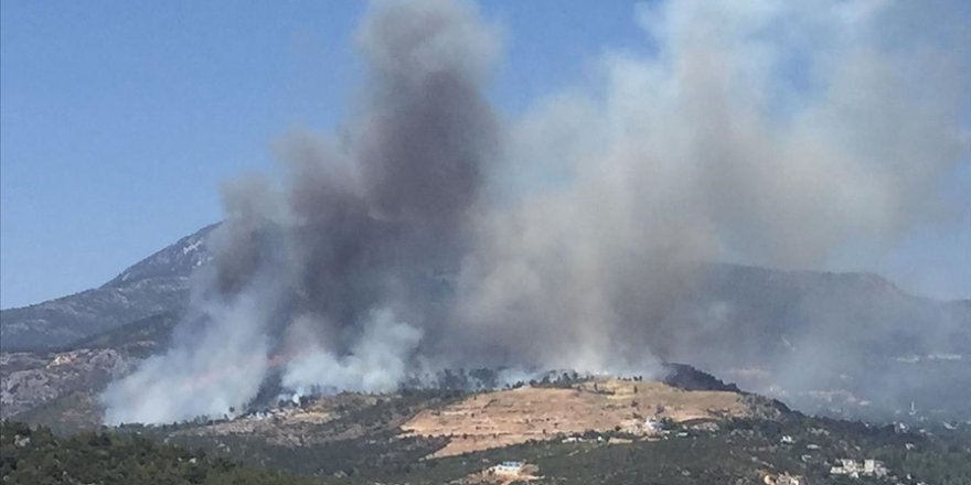 İHA sayesinde orman yangını önlendi!