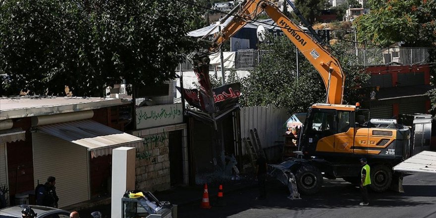 İşgalci İsrail, yılbaşından bu yana Kudüs'te 62 bina yıktı