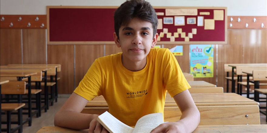 LGS birincilerinden Adıyamanlı Muhammed Fatih'in sırrı 'bol bol kitap okumak'