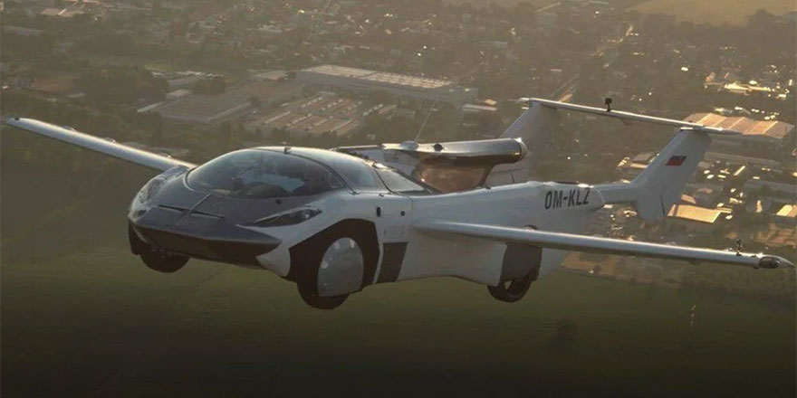 Uçan araba 35 dakikalık testi başarıyla tamamladı