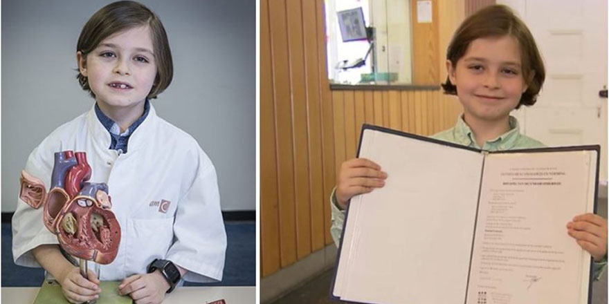 11 yaşında üniversiteyi dereceyle bitiren çocuk: Hedefim ölümsüzlük!