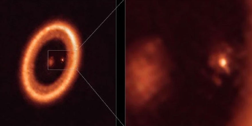 İlk kez bir gezegenin uydusunun yaratılışı gözlemlendi