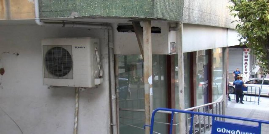 Güngören'de yıkılma tehlikesi olan bina boşaltıldı