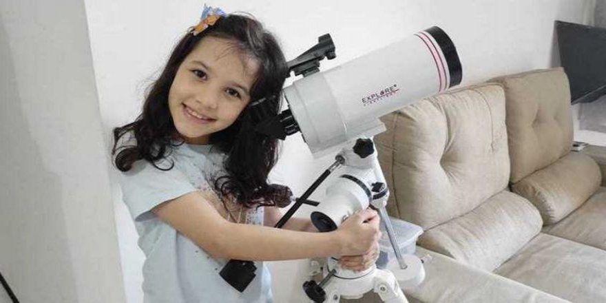 7 yaşında 7 asteroit keşfetti