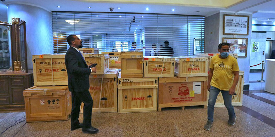 Amerika'nın Irak işgalinde yağmaladığı 17 bin eser Bağdat'a döndü