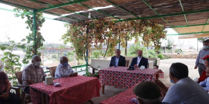 Ali Erbaş'tan yangın bölgesindeki vatandaşlara "geçmiş olsun" ziyareti