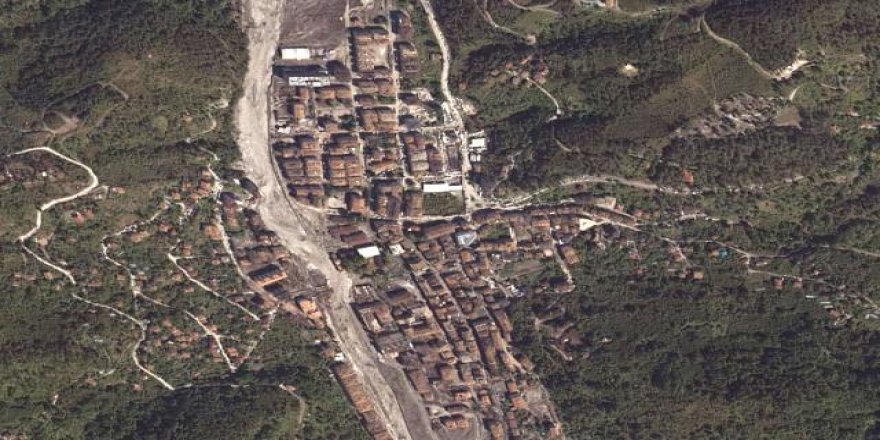 Sel bölgesi uzaydan görüntülendi