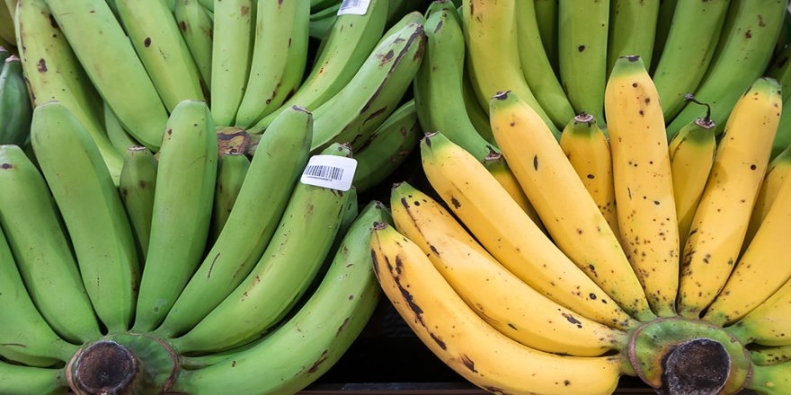 Yeşil ve sarı muz: Hangisi daha sağlıklı?