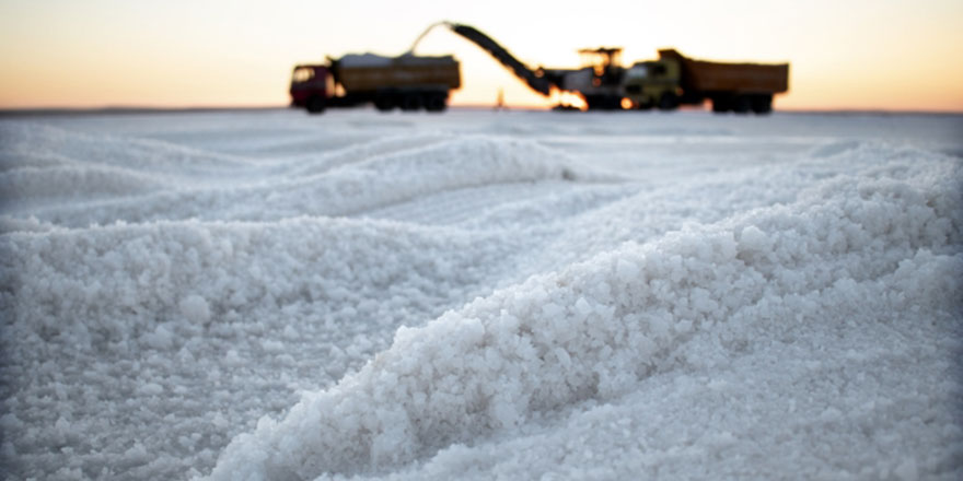 Tuz Gölü'ndeki tuz 70 ülkeye ihraç ediliyor