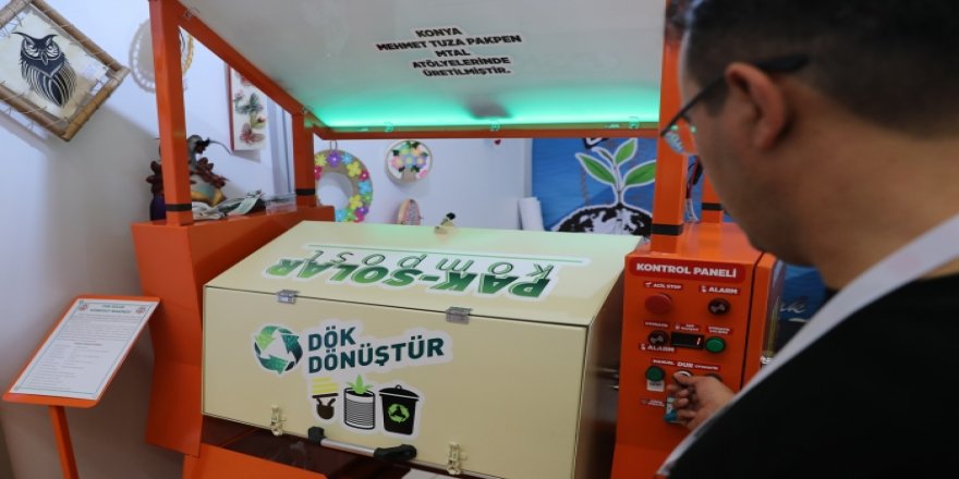 Liseliler geliştirdi: 48 saat boyunca güneş enerjisiyle çalışan kompost makinesi
