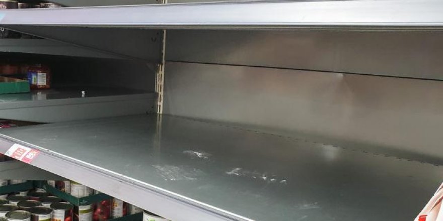 İngiltere’de tedarik zinciri çöktü raflar boş kaldı