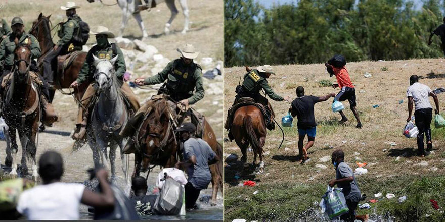Dünya bunu konuşuyor: ABD polisi göçmenleri kırbaçladı!