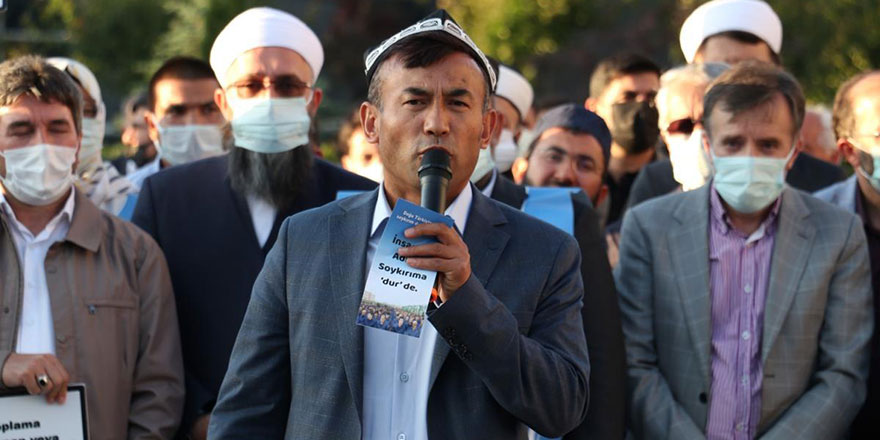Çin'in Doğu Türkistan'a yaptığı zulüm Erzurum'da protesto edildi