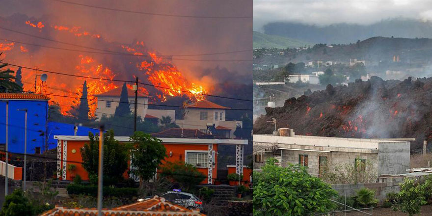 Lavlar evleri yutmaya başladı